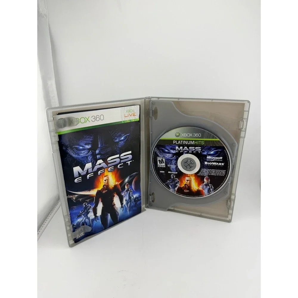 Mass Effect Xbox 360 Platinum Hits Bonus Content 2 Disc Set BioWare MS9-00073